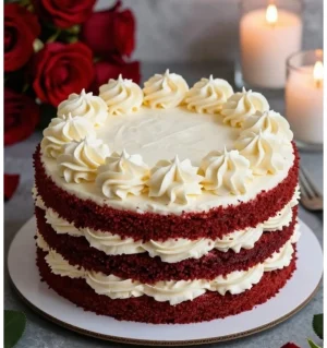 Red velvet cream cheese cake
