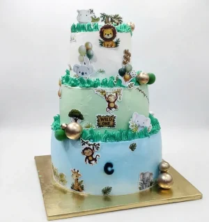 Pineapple Safari Cake