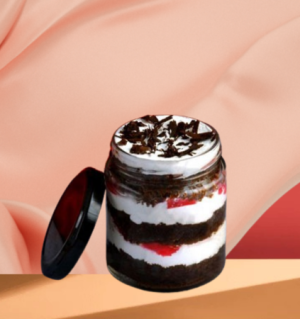 Black Forest Jar Cake